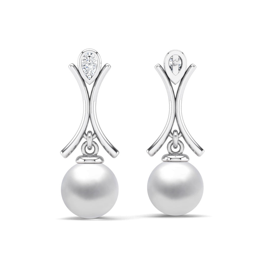 Split Pearl Earrings