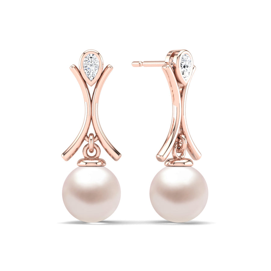 Split Pearl Earrings