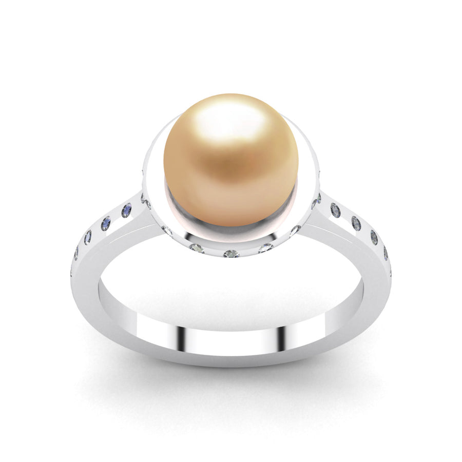 Art Deco Pearl Ring