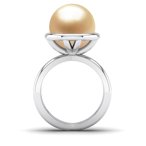 Go for the Gold Pearl Ring – The Pearl Company