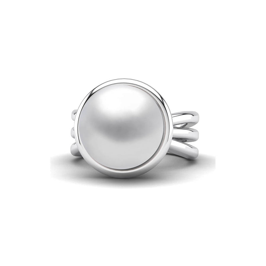 Go for the Gold Pearl Ring