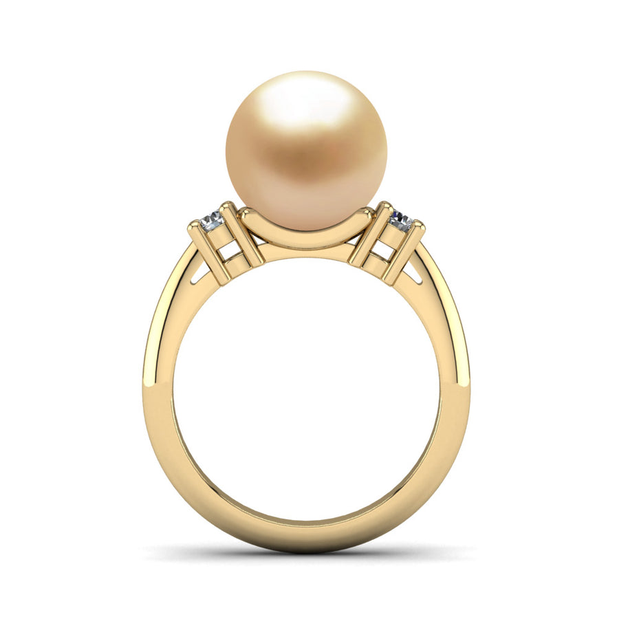 Generations Pearl Ring-18K Yellow Gold-South Sea Golden-Golden
