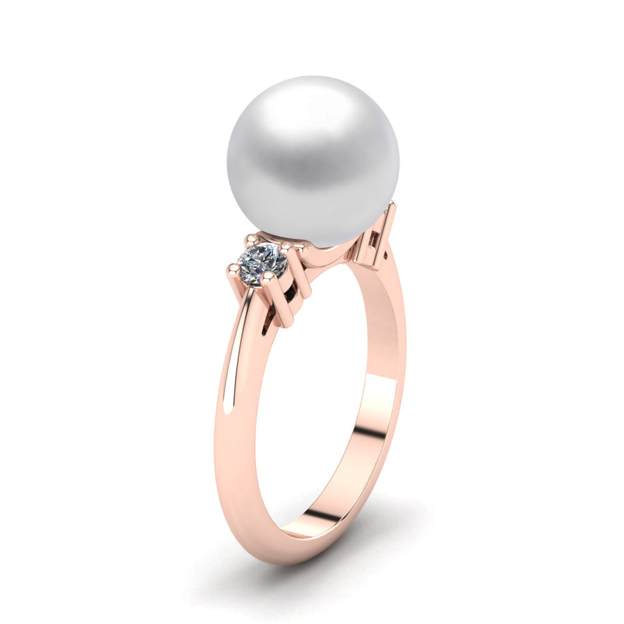 Generations Pearl Ring-18K Rose Gold-South Sea-South Sea White