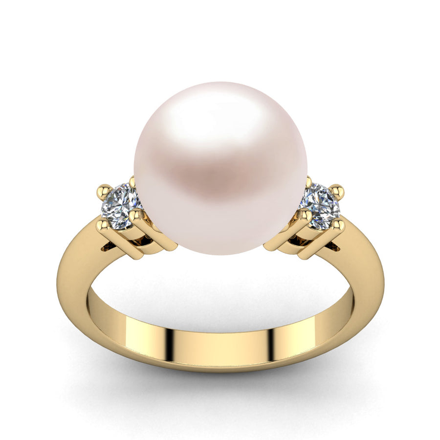Generations Pearl Ring-18K Yellow Gold-South Sea-South Sea Rose