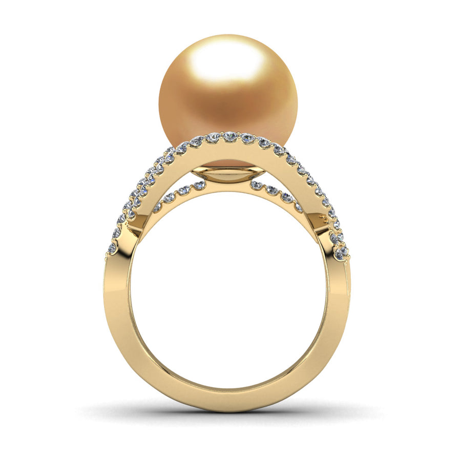 Pearl Twist Ring