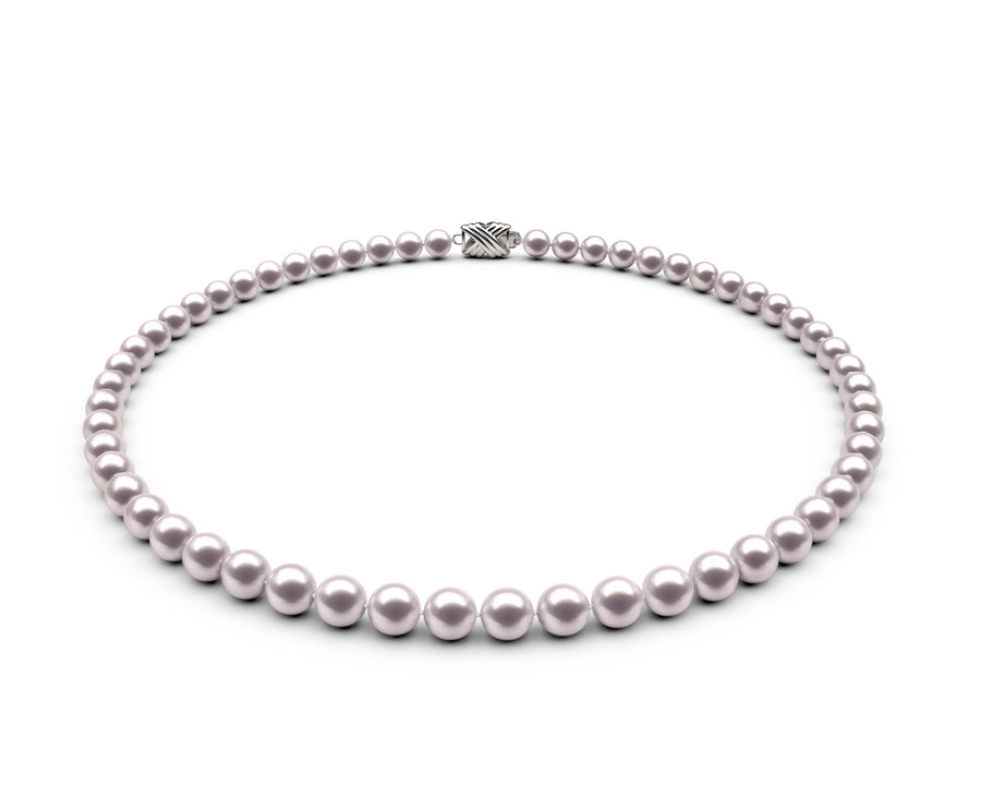 6-6.5mm AAA White Freshwater Necklace