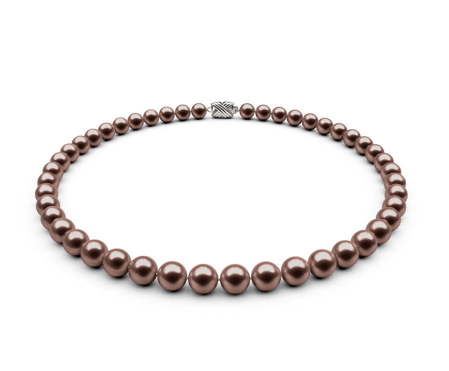 7.5-8mm AAA Chocolate Freshwater Necklace