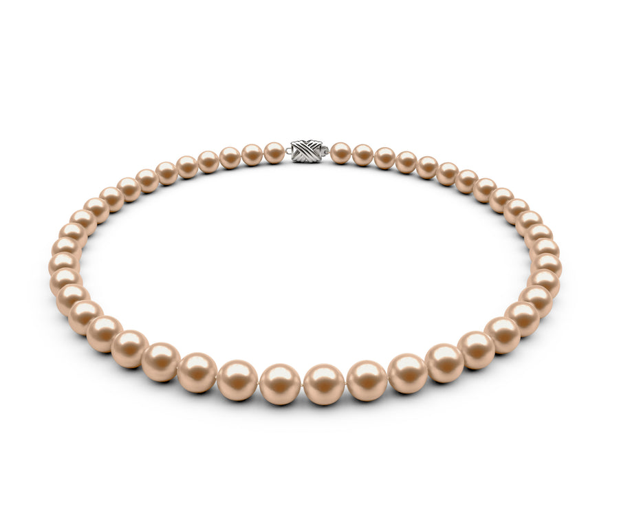 7.5-8mm AA Peach Freshwater Necklace