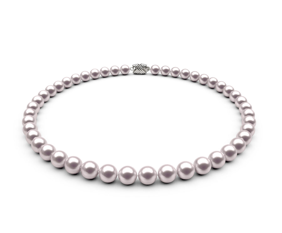 7.5-8mm AA White Freshwater Necklace