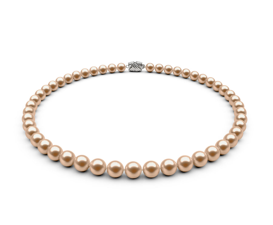 7-7.5mm AA Peach Freshwater Necklace