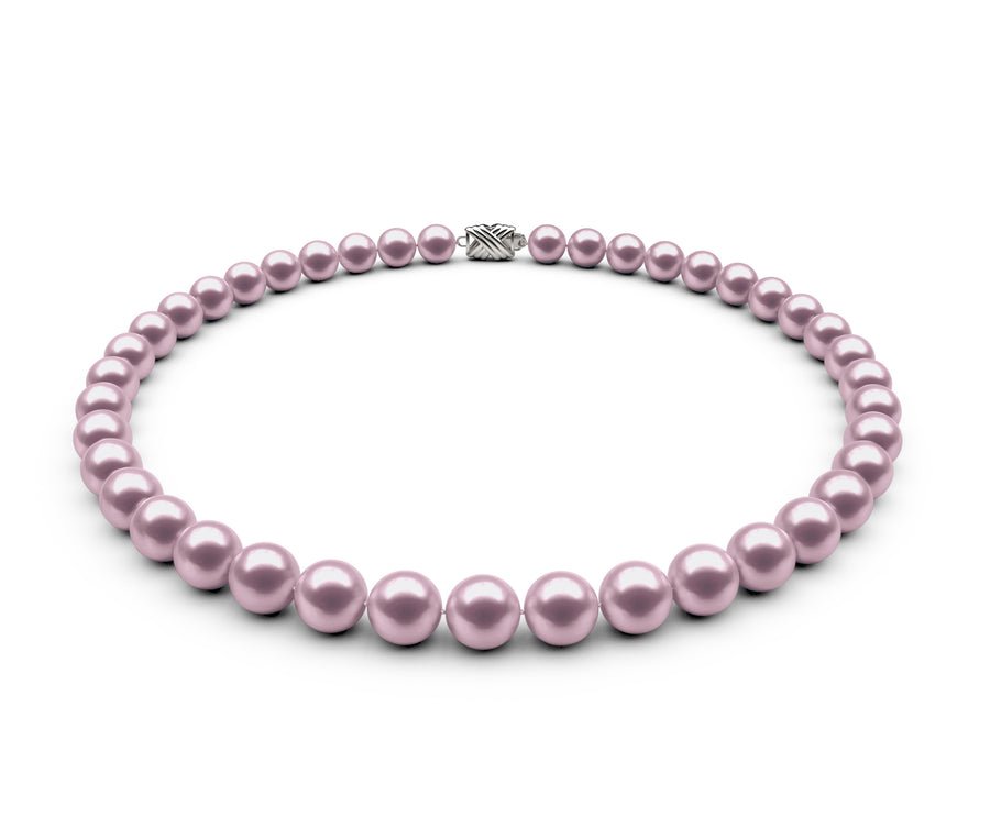 8.5-9mm AA Lavender Freshwater Necklace