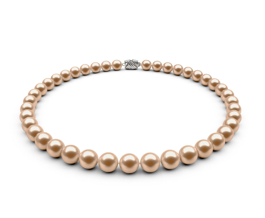 8.5-9mm AAA Peach Freshwater Necklace