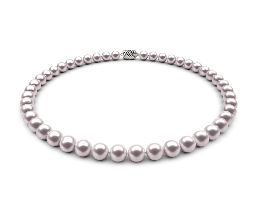 8-8.5mm AAA White Freshwater Necklace