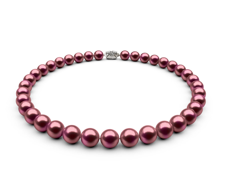 9.5-10mm AA Cranberry Freshwater Necklace