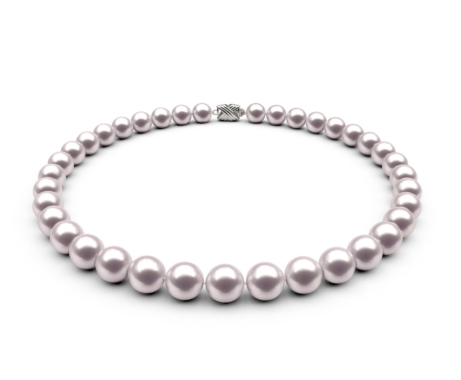 9.5-10mm AAA White Freshwater Necklace